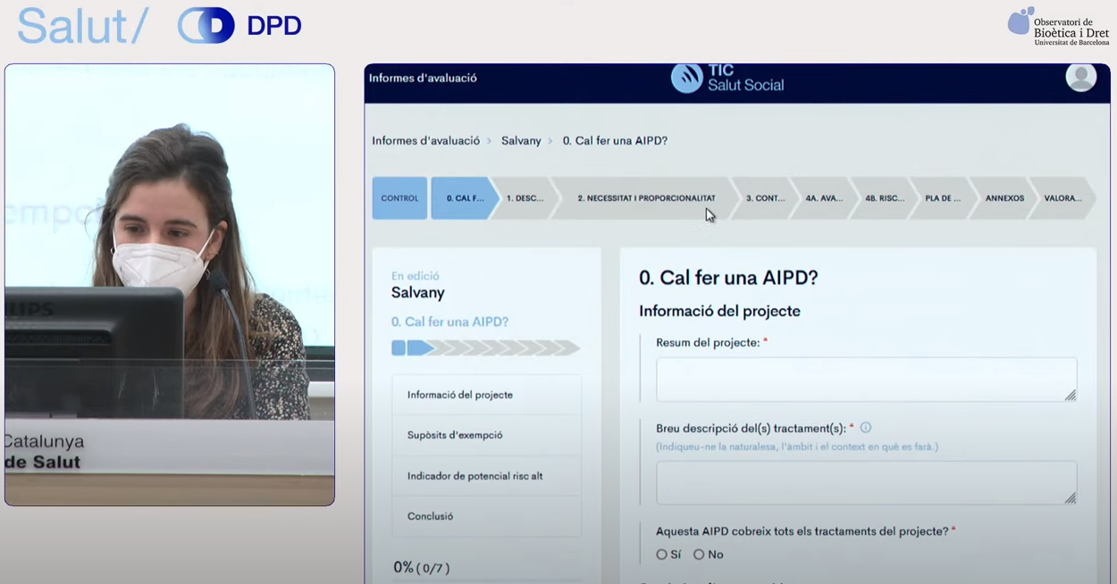 Presentation of the new Data Protection Impact Assessment platform for health research and innovation