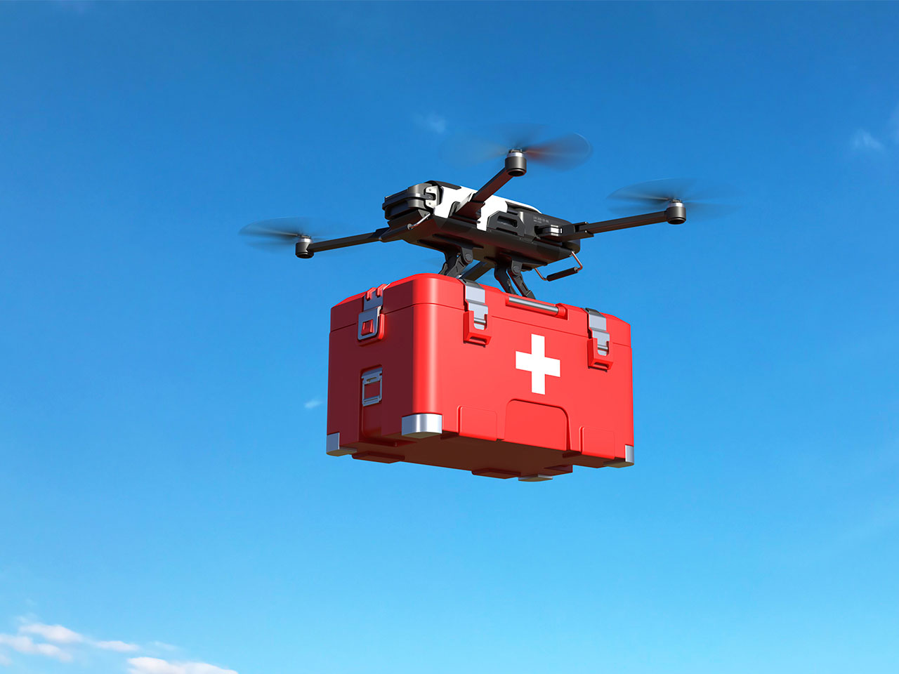 Integració dels drons en salut