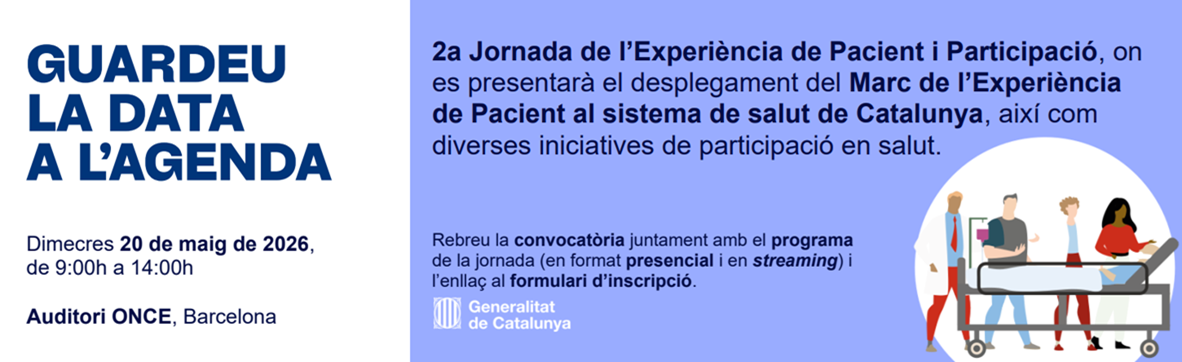 II Jornada de l’Experiència de Pacient i Participació
