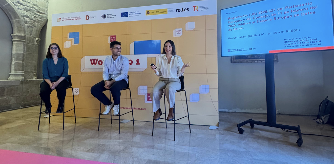 L’ODPD participa al I Encuentro Internacional por los Derechos Digitales per analitzar l’impacte del Reglament de l’Espai Europeu de Dades de Salut en la recerca biomèdica